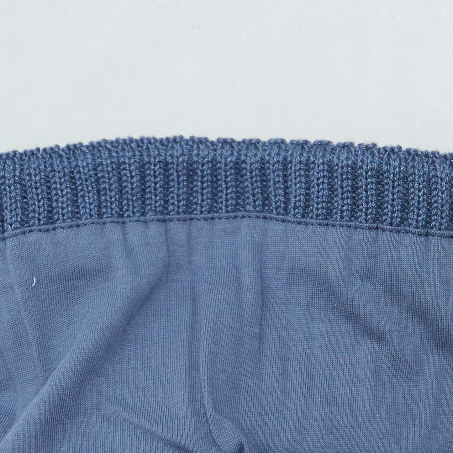 Bonnet côtelé en coton Mickey Bleu