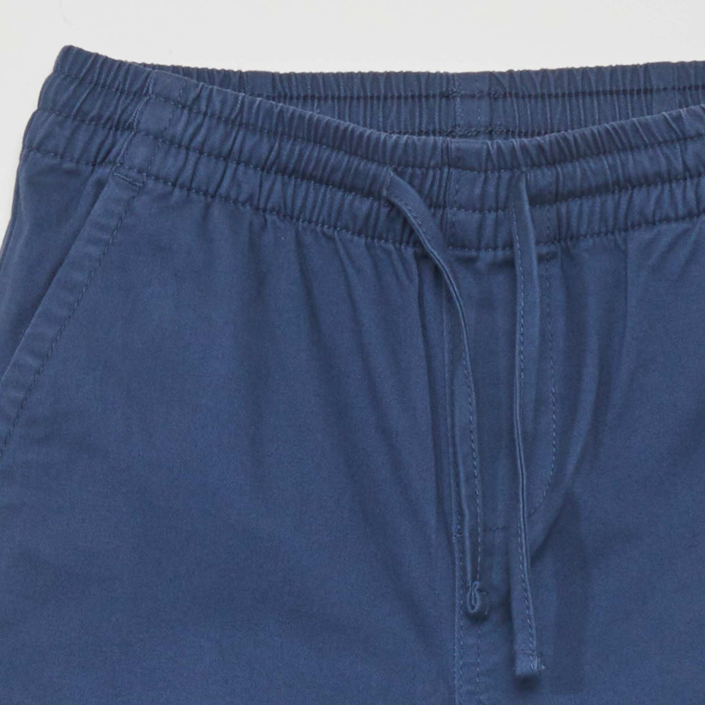 Pantalon jogger avec taille élastiquée Bleu marine