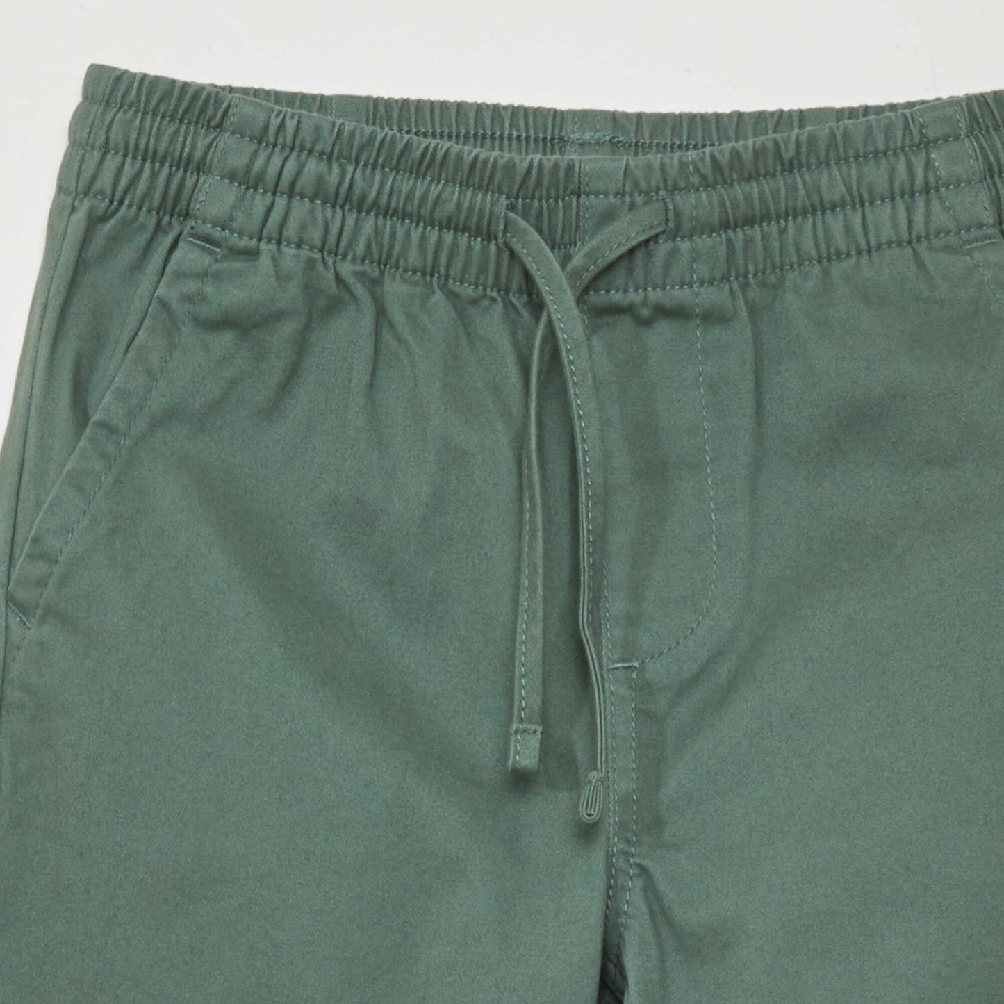 Pantalon jogger avec taille élastiquée Vert