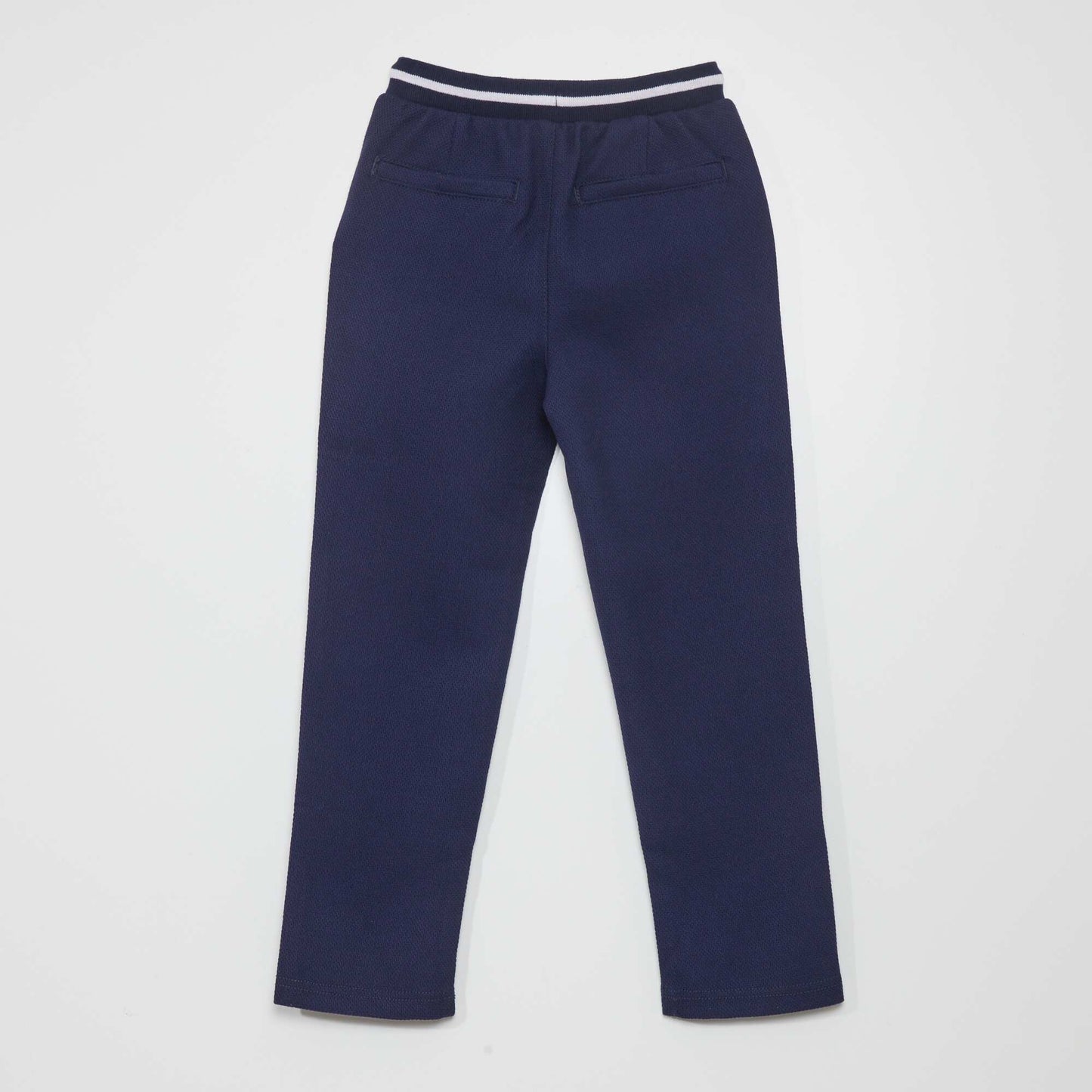 Pantalon de jogger façon tweed Bleu marine