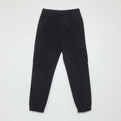 Pantalon multipoches noir