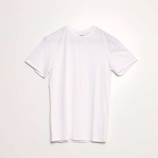 Tee-shirt uni - Muscle fit blanc