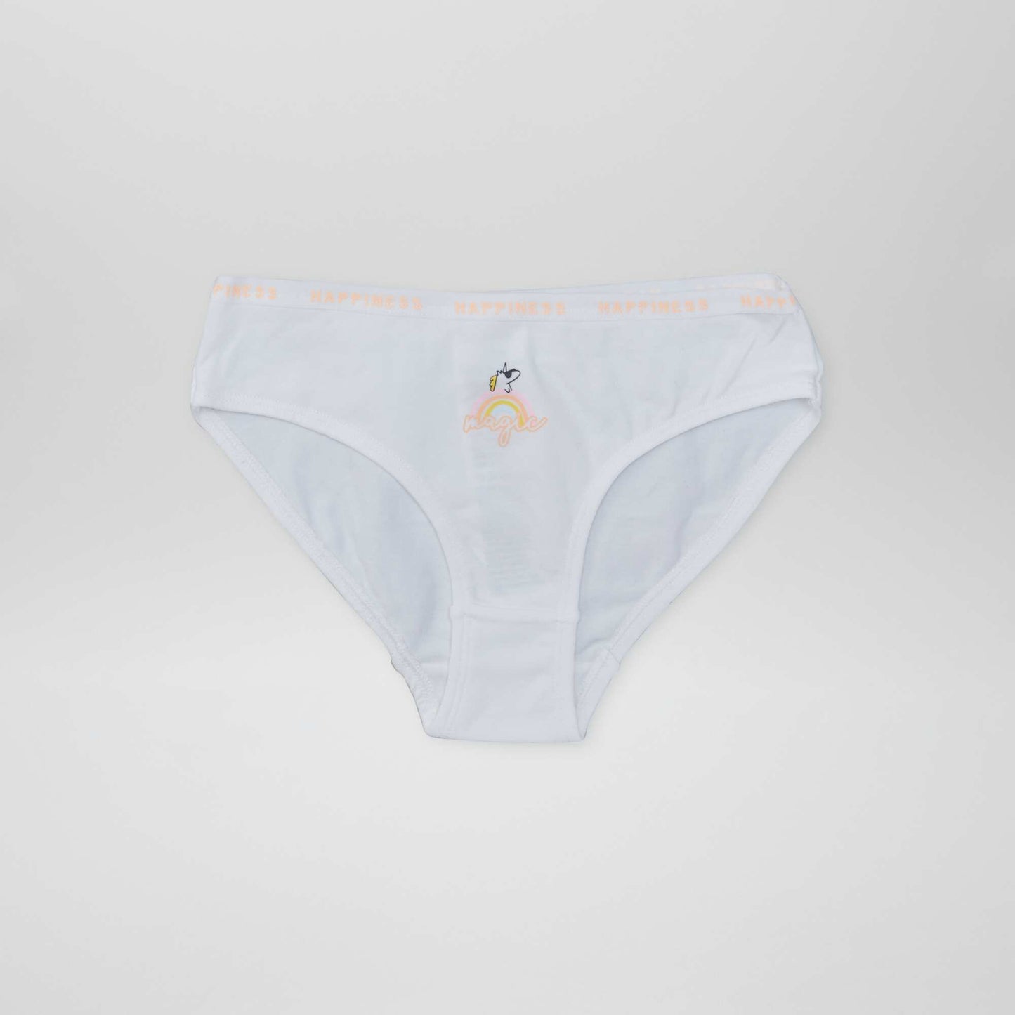 Lot de 4 culottes imprimé animal Licorne