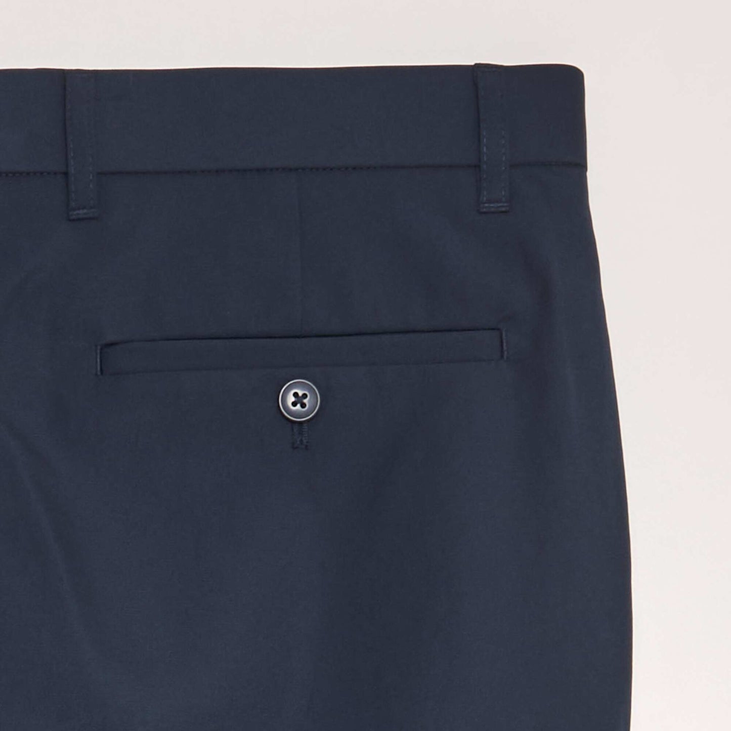 Pantalon de costume slim bleu marine