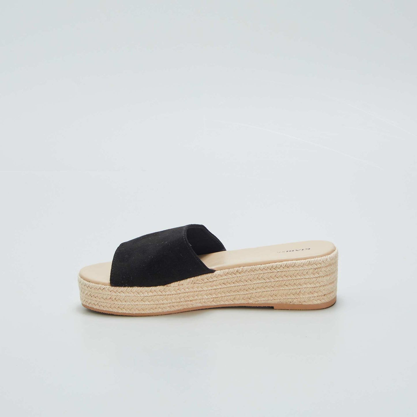 Sandales à plateforme Noir