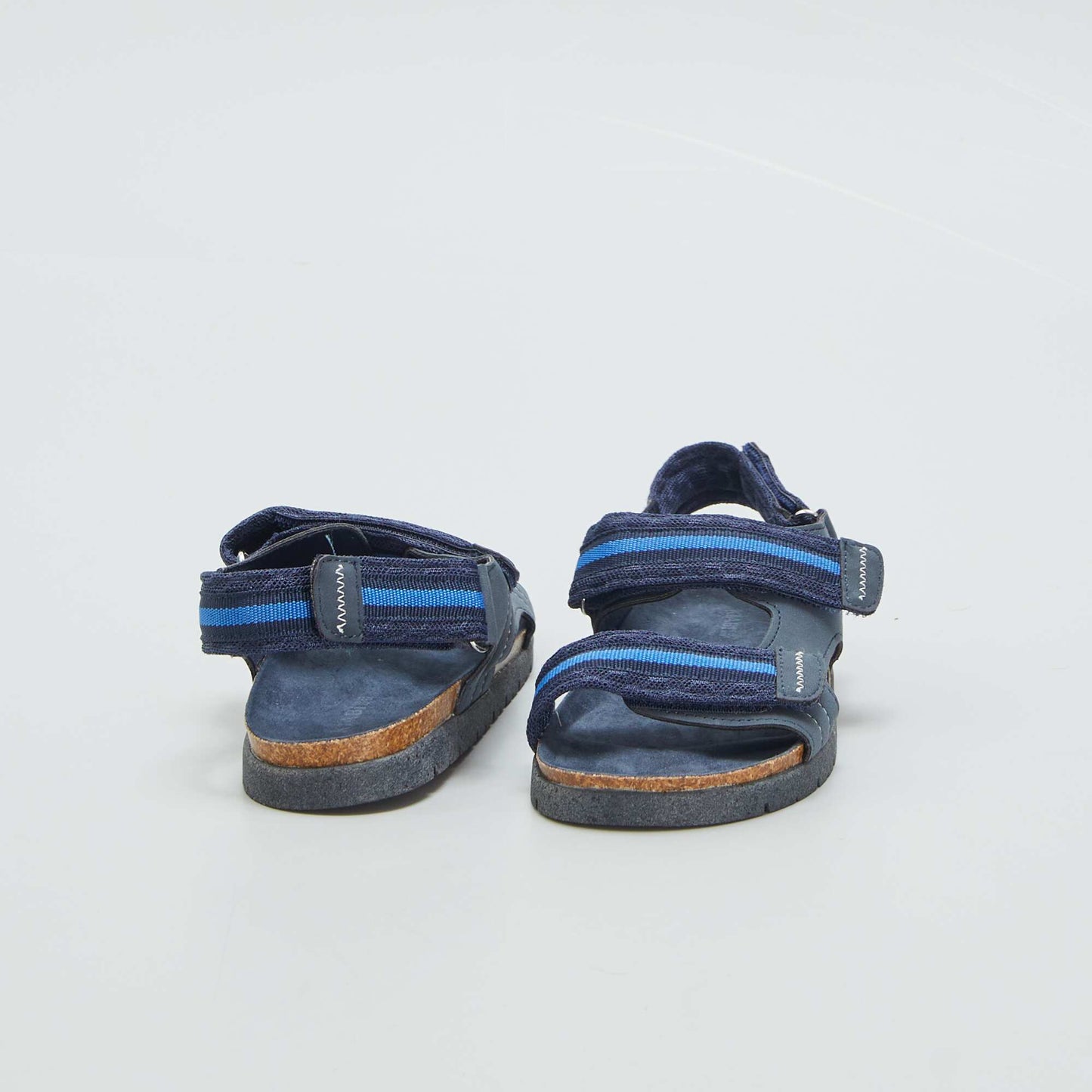 Sandales de randonnée à scratchs Bleu