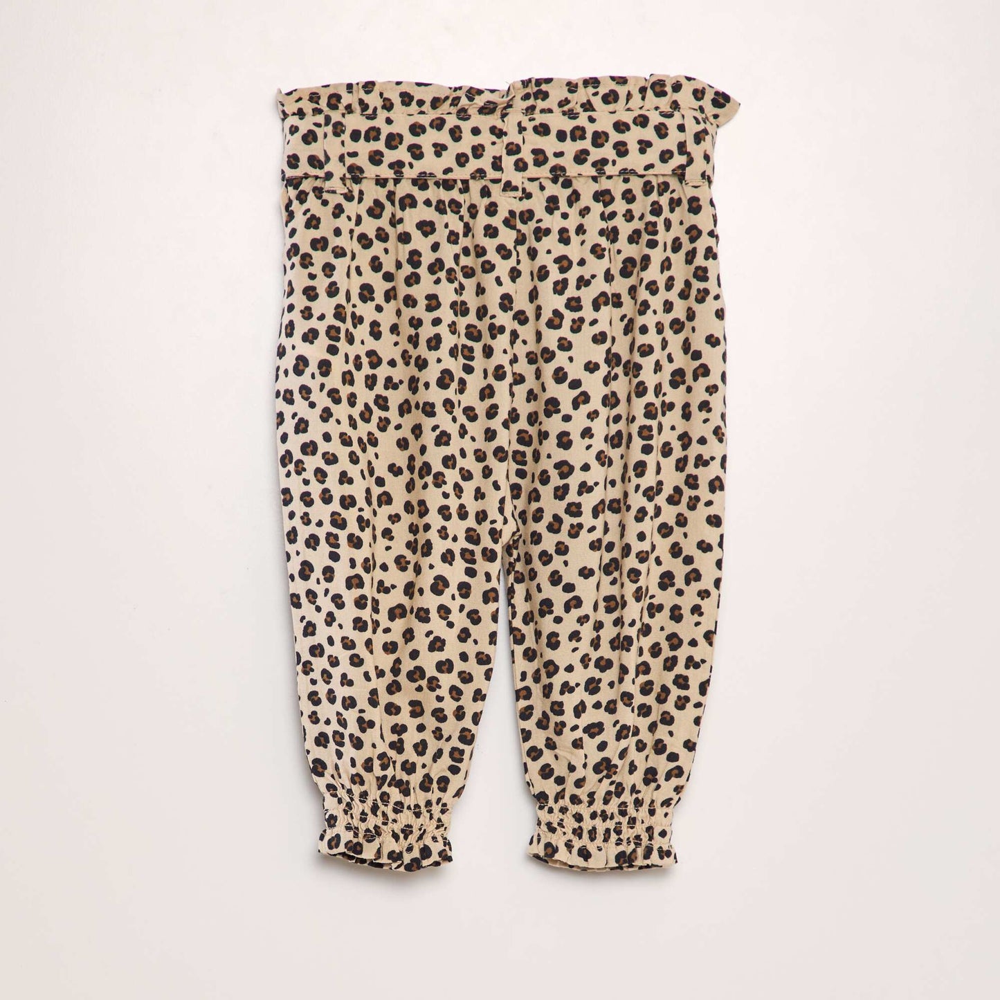 Pantalon sarouel à motif Beige