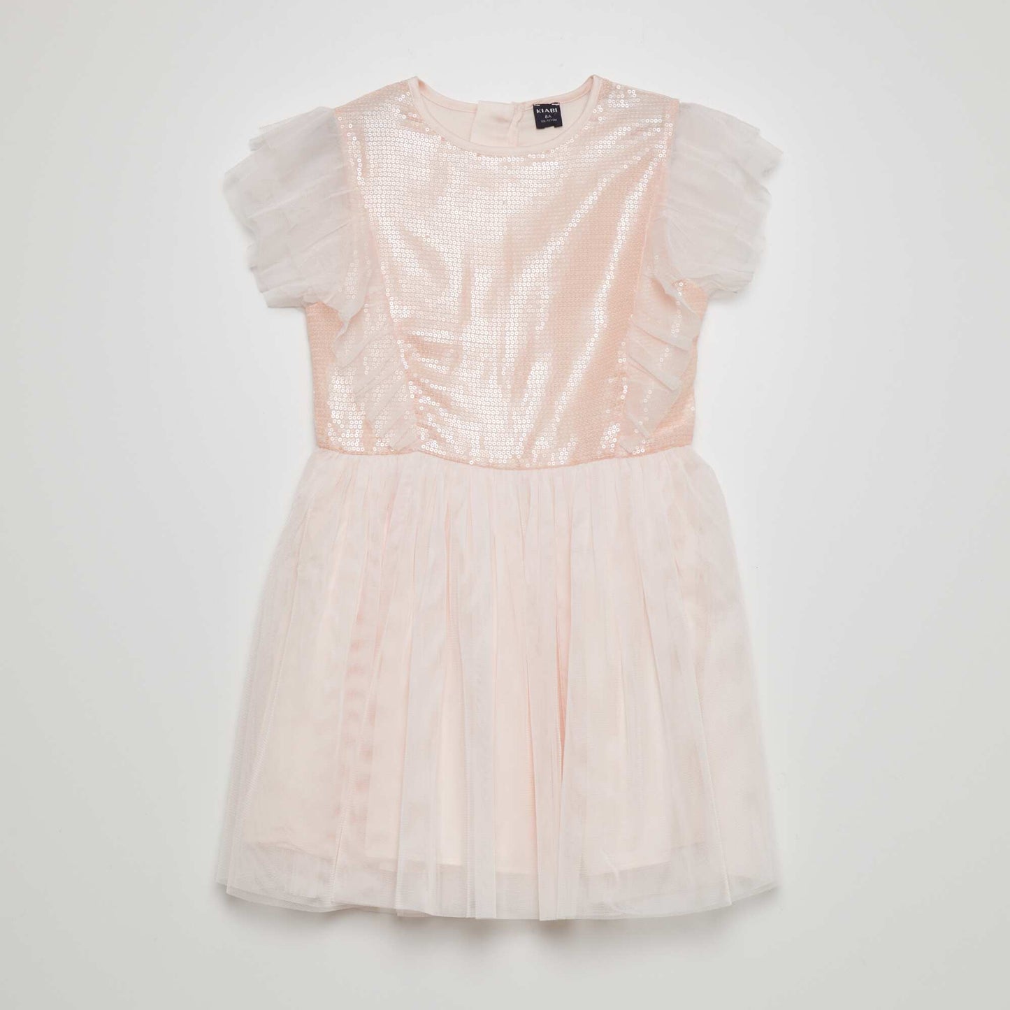 Robe de cérémonie mi-longue à sequins ROSE