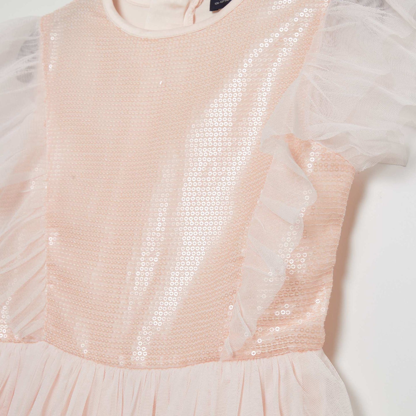 Robe de cérémonie mi-longue à sequins ROSE