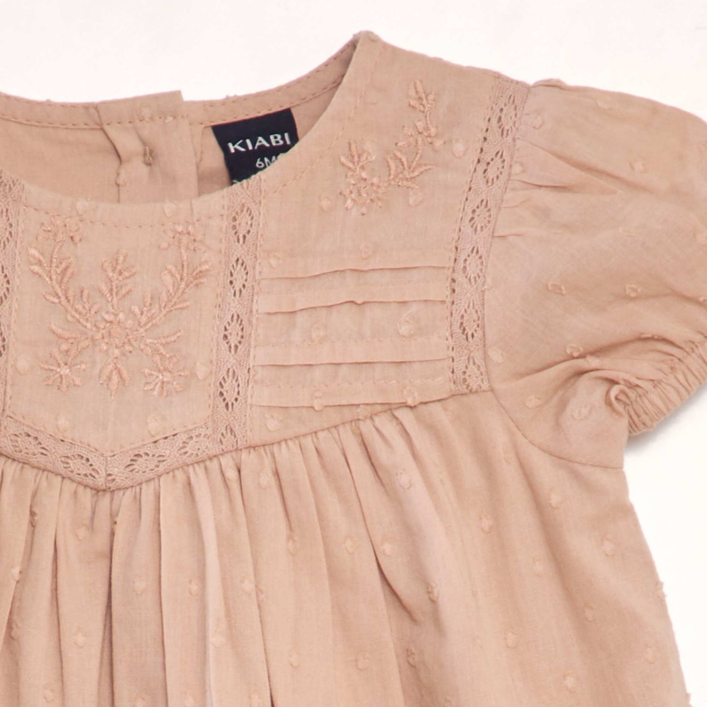 Blouse en voile de coton Rose