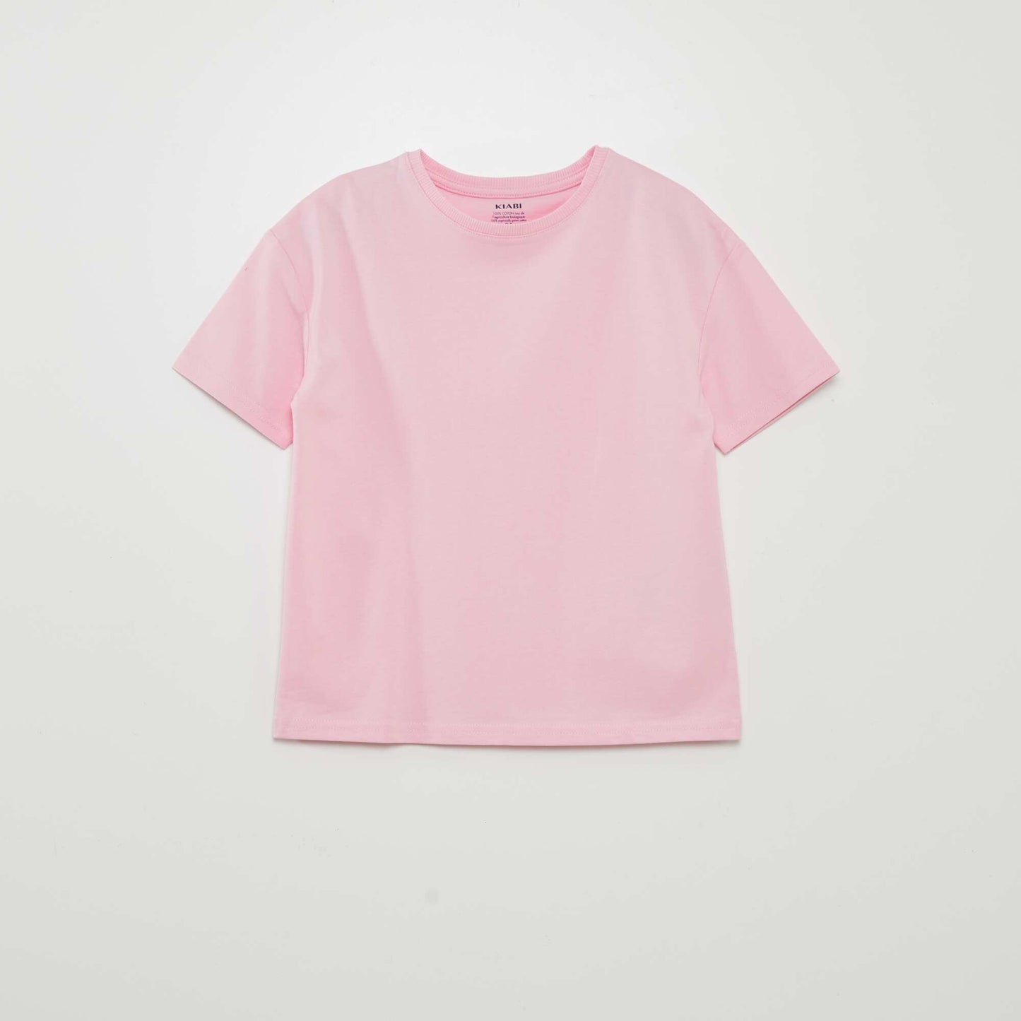 T-shirt en maille jersey Rose