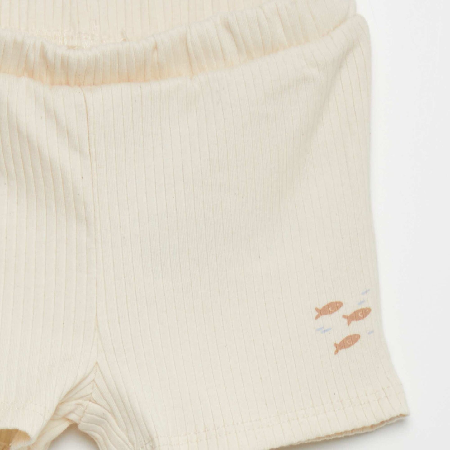 Lot de 2 boxers en coton Beige