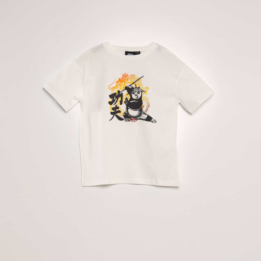 T-shirt Kung-Fu Panda' Blanc