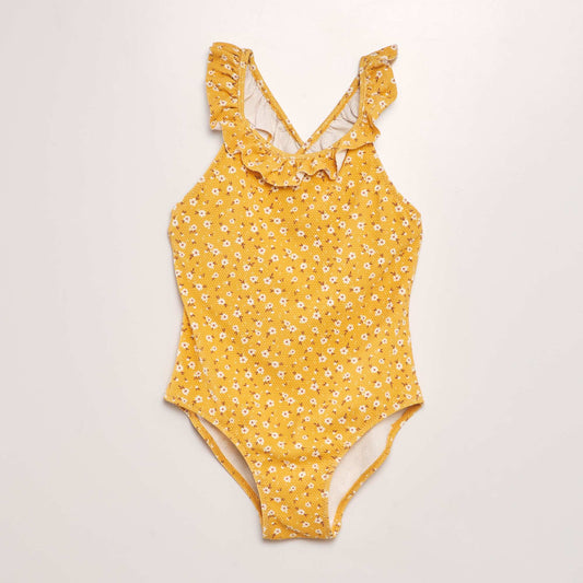 Maillot de bain imprimé - 1 pièce Jaune