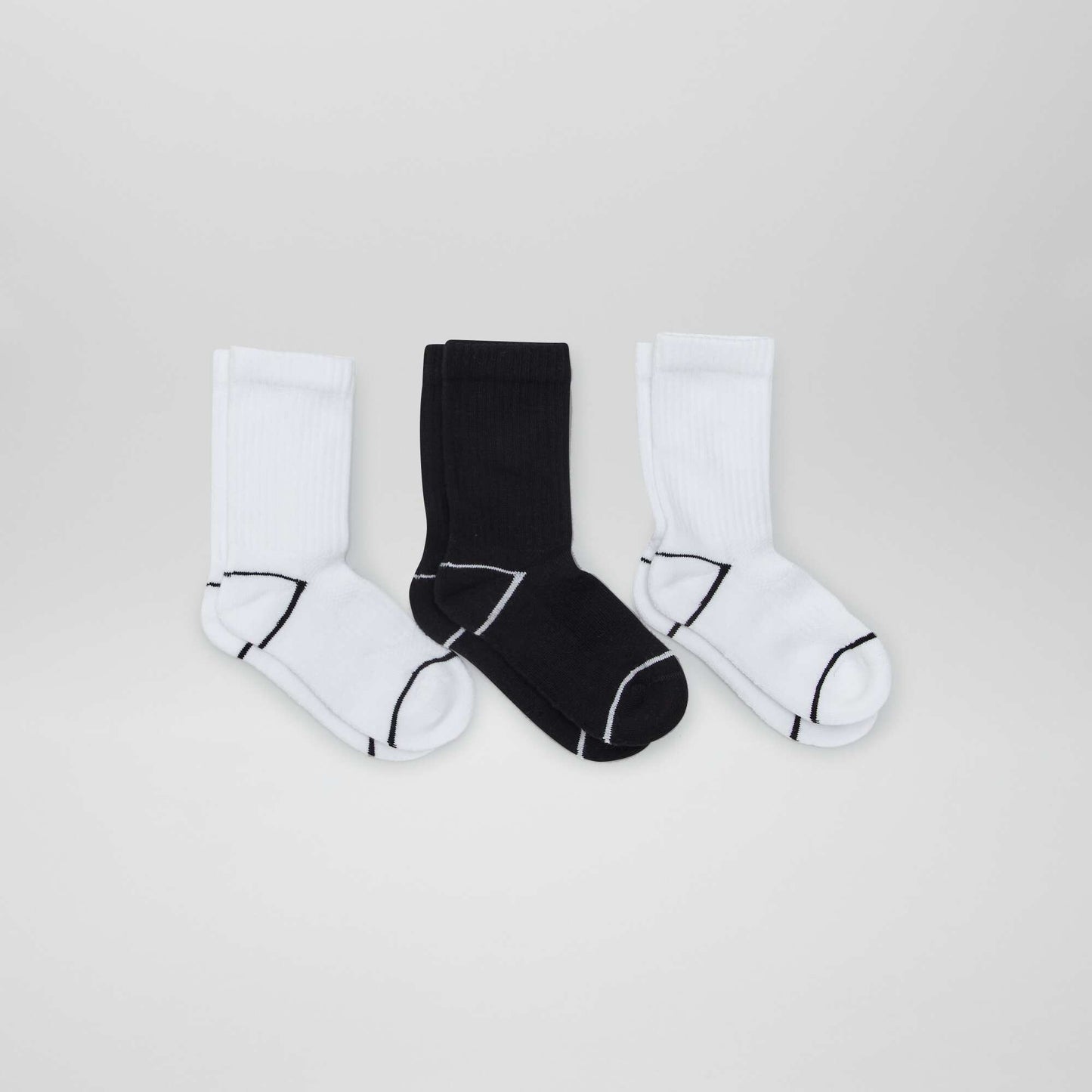 Chaussettes de sport Blanc/noir