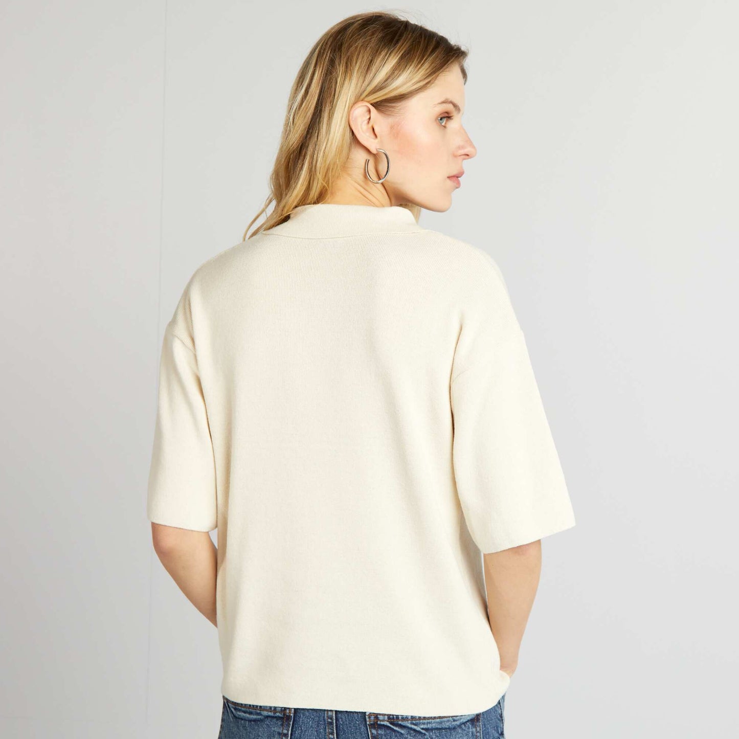 Pull en tricot Beige