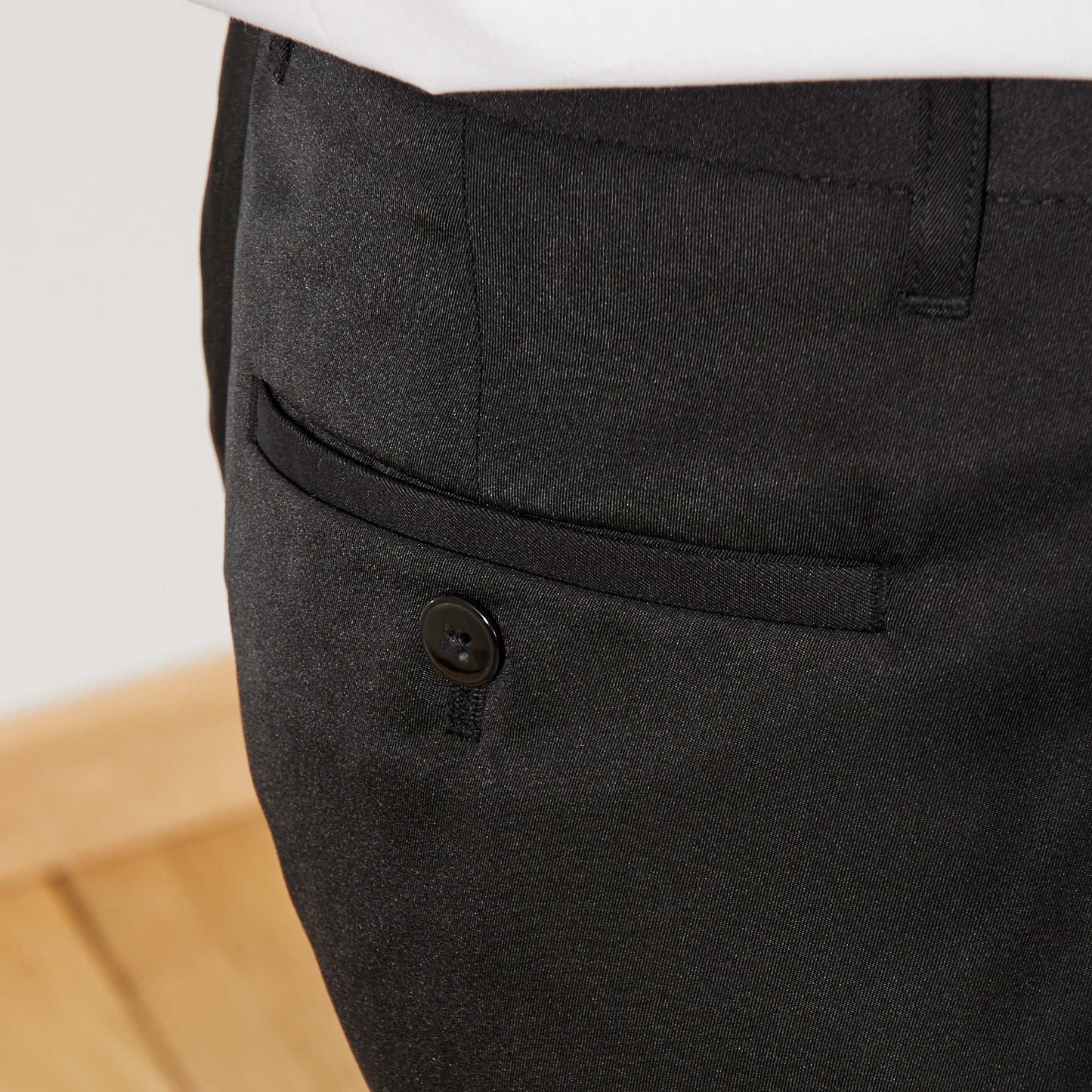 Pantalon de costume slim noir