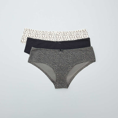 Lot de 3 shorties Léopard