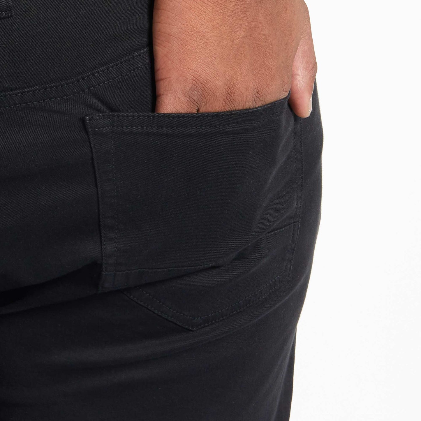 Pantalon slim L32 noir