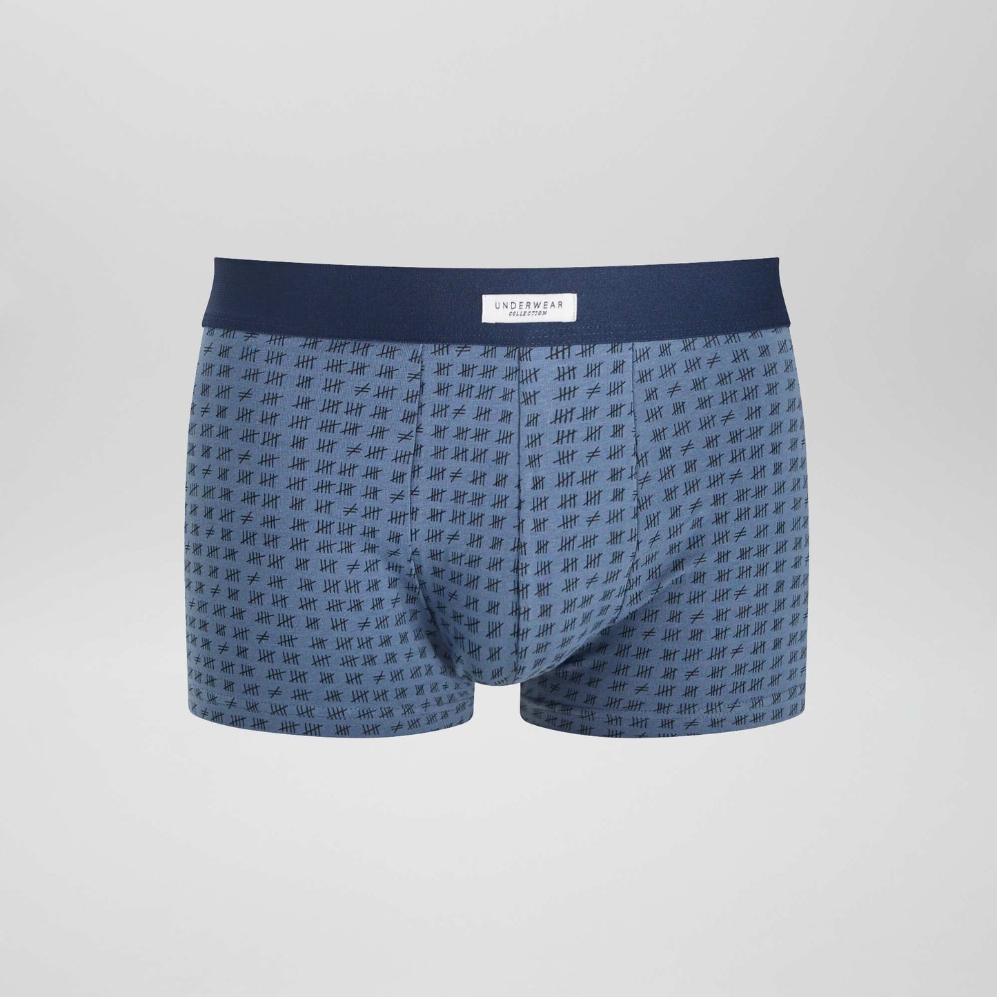 Lot 3 boxers stretch Bleu