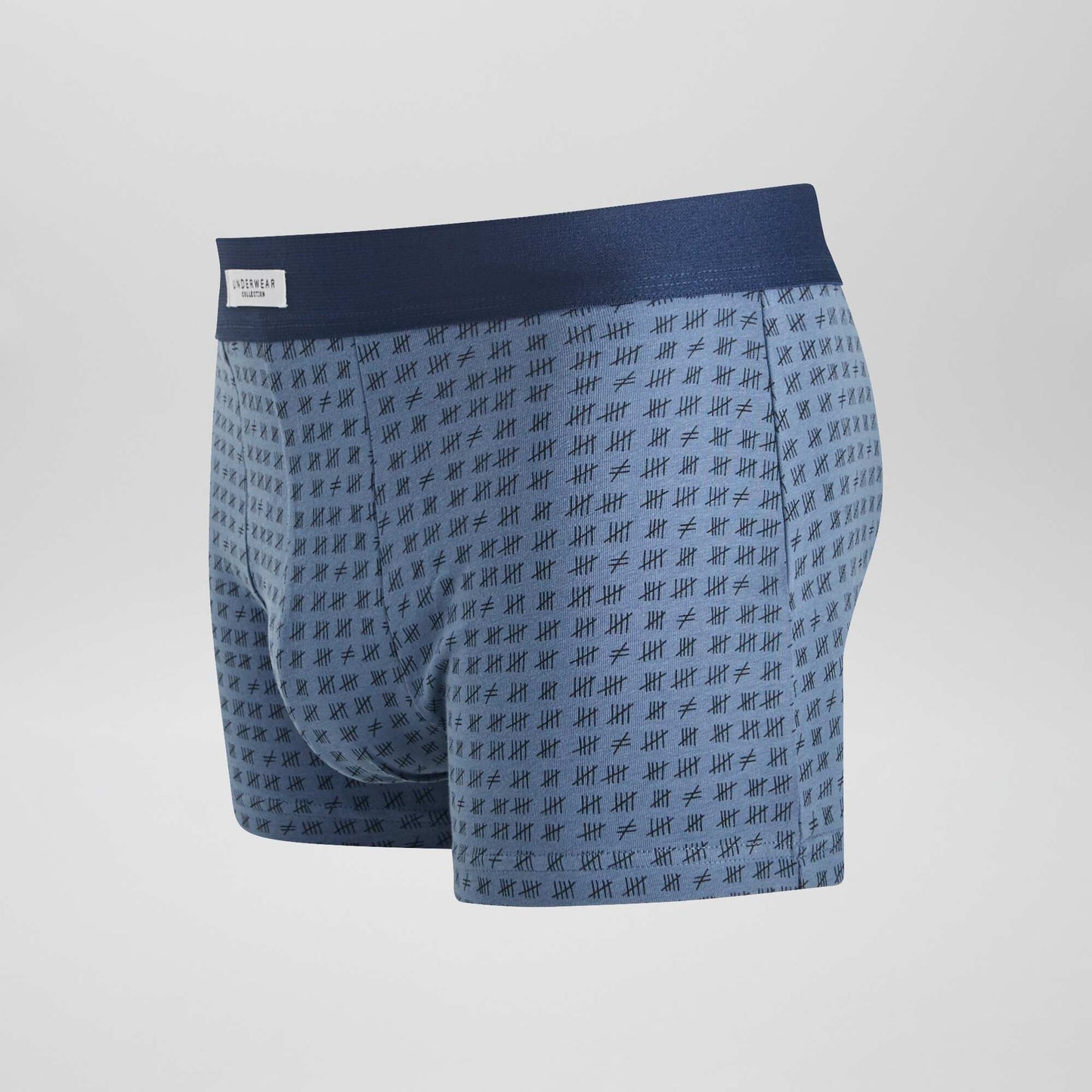 Lot 3 boxers stretch Bleu