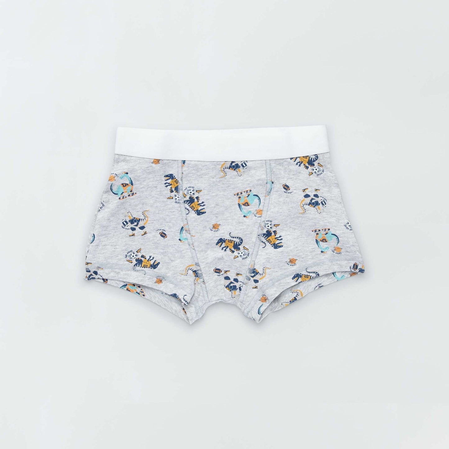 Lot de 3 boxers Blanc/gris/corail