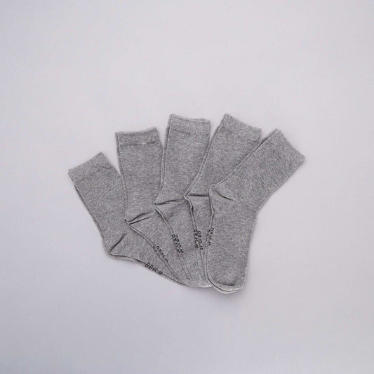 Lot de 5 paires de chaussettes gris