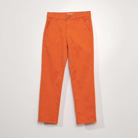 Pantalon chino Orange