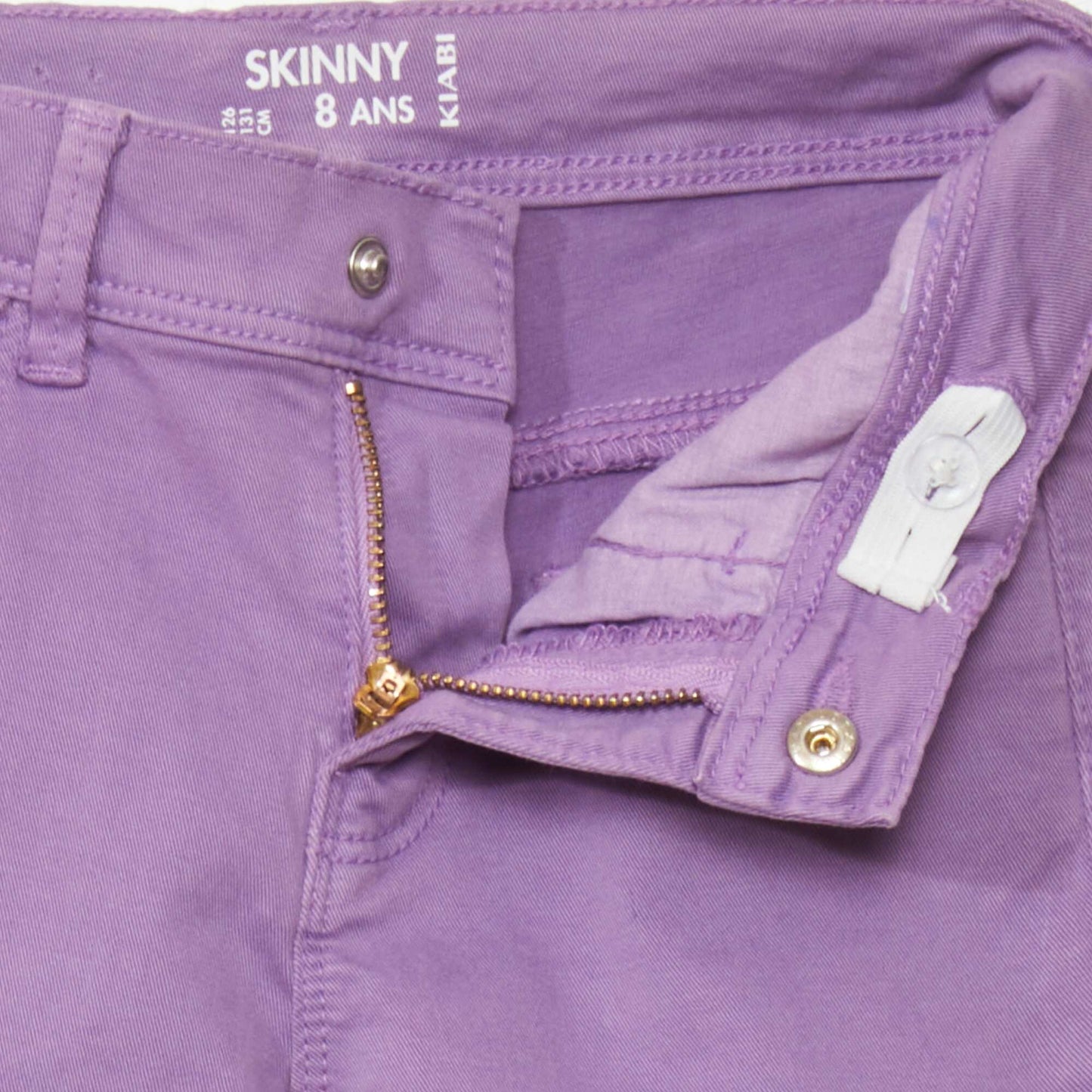 Jean skinny 5 poches Violet