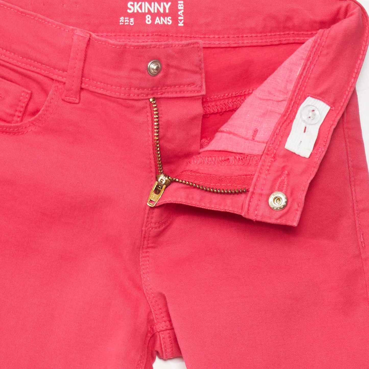 Jean skinny 5 poches Rose