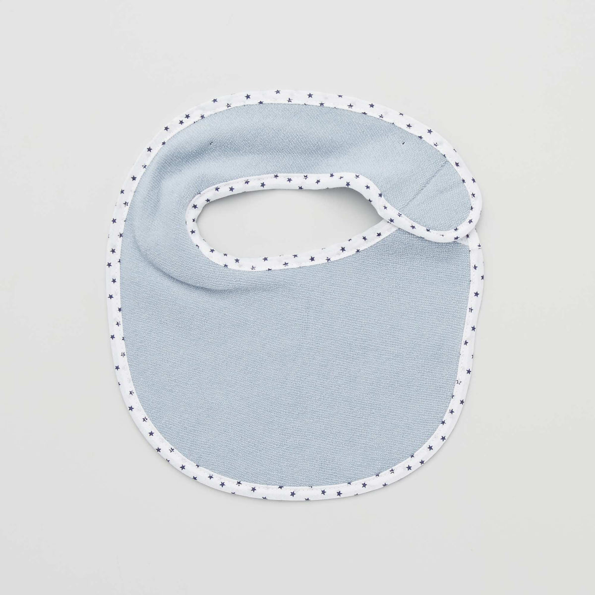 Lot de 7 bavoirs éponge à scratch Bleu marine