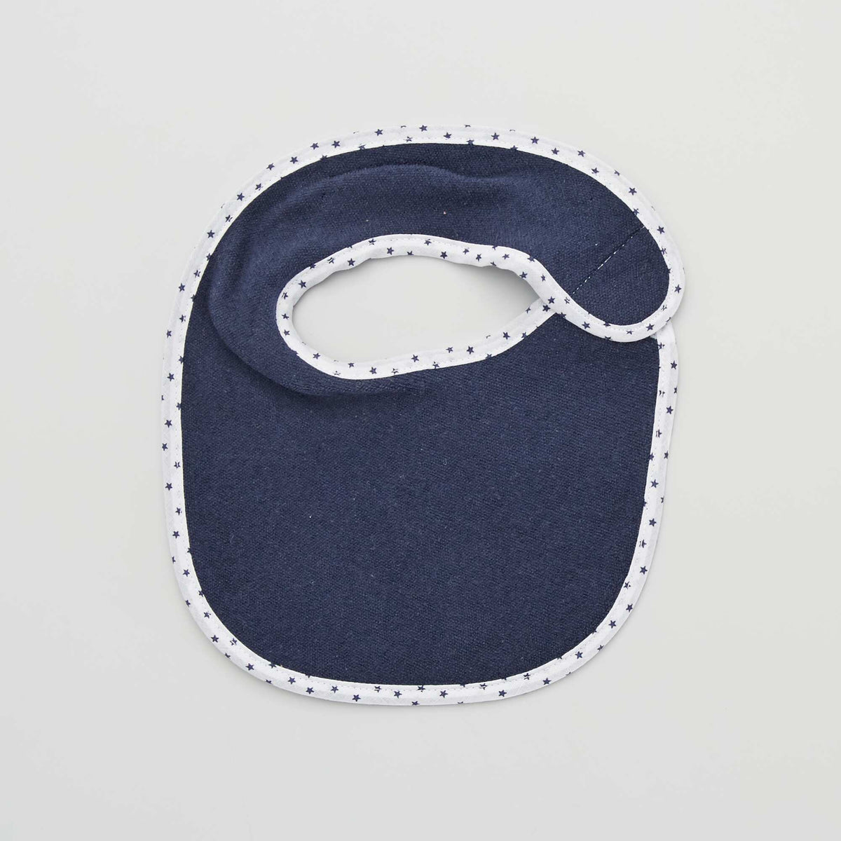 Lot de 7 bavoirs éponge à scratch Bleu marine