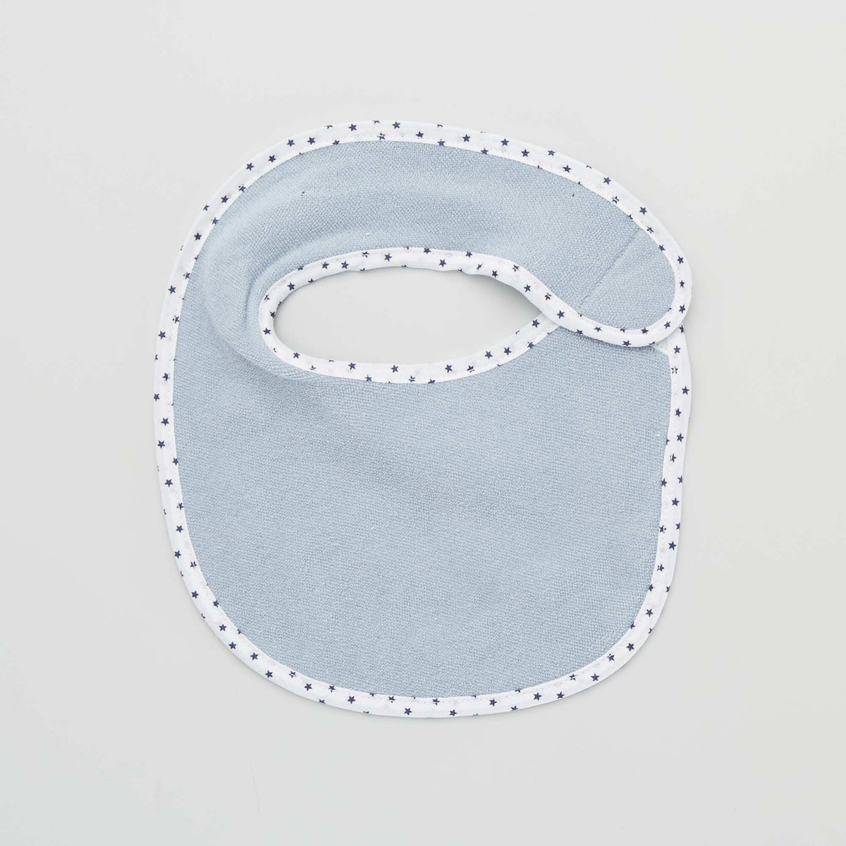 Lot de 7 bavoirs éponge à scratch Bleu marine