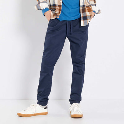 Pantalon esprit jogger bleu marine