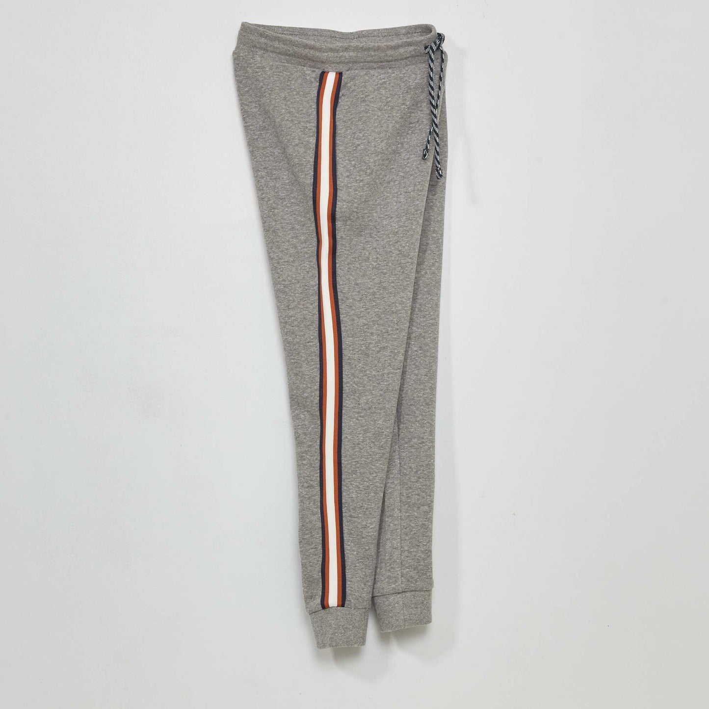 Pantalon de jogging avec bandes contrastantes Gris