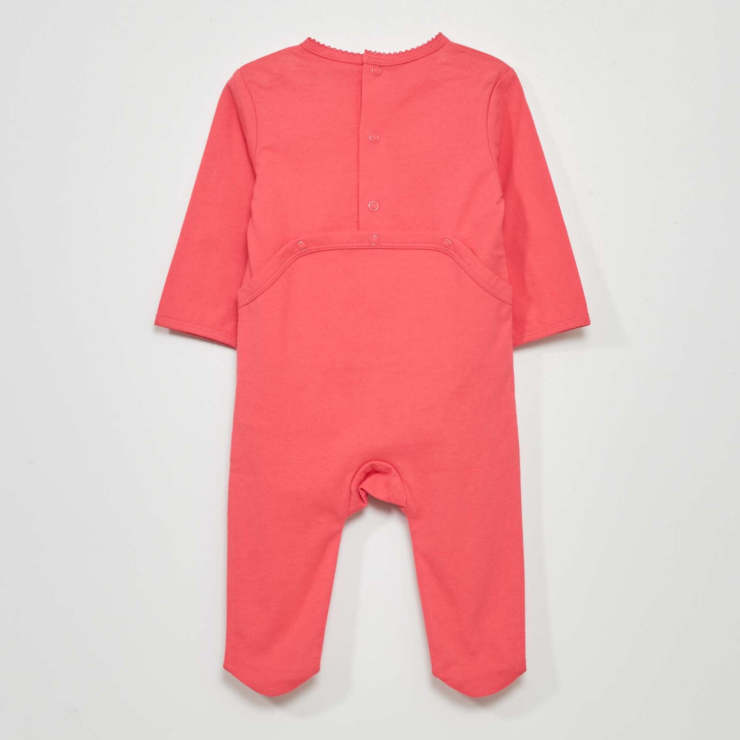 Pyjama en jersey avec imprimé Rose fraise