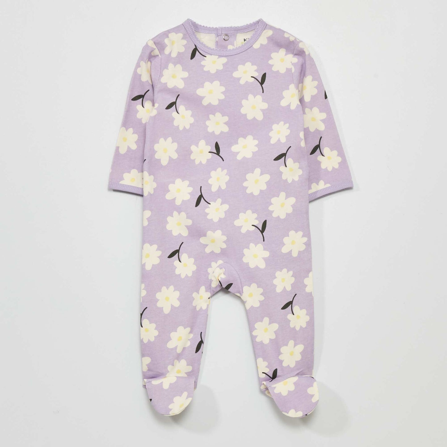 Pyjama en jersey avec imprimé Violet