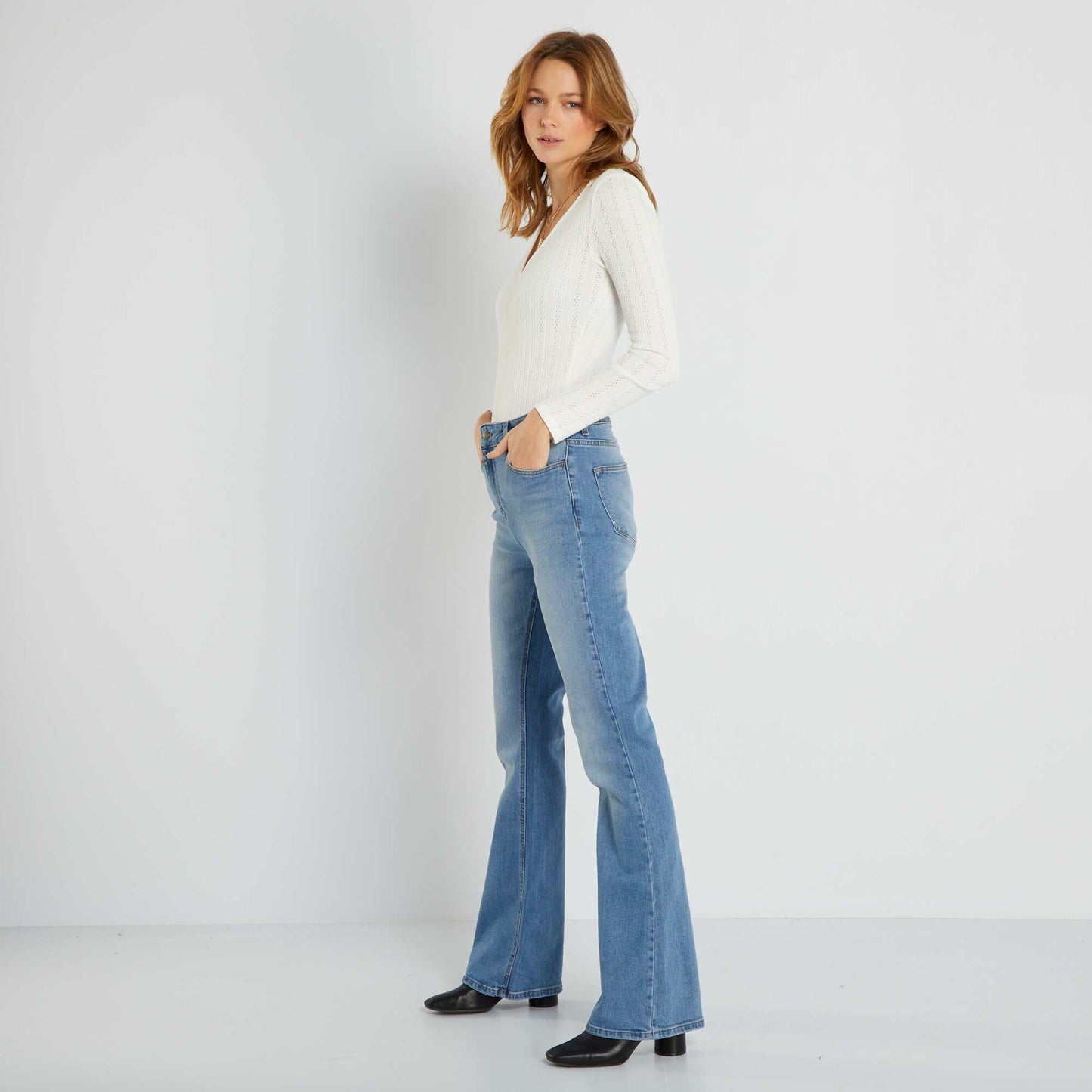 Jean flare/bootcut - L30 Double stone