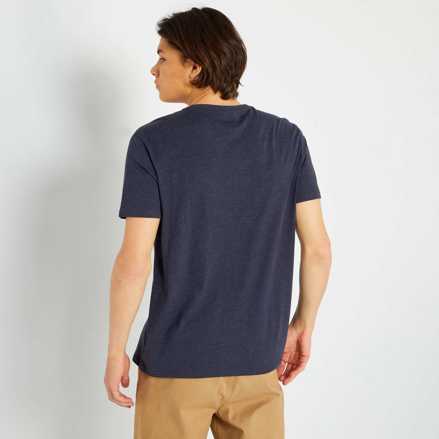 T*-shirt manches courtes avec poches poitrine Bleu